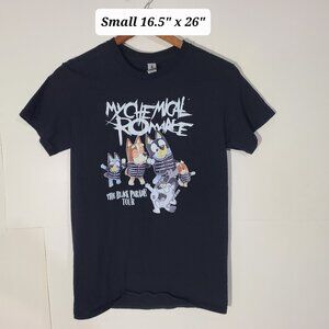 My Chemical Romance x Bluey The Black Parade Tour Small Black T-Shirt
